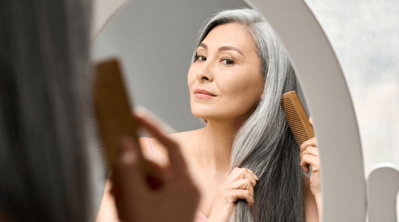 what does baking soda do to gray hair